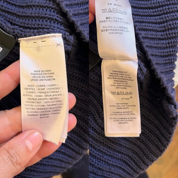 Lauren Ralph Lauren Trindela Cotton Sweater XL - Picture 10 of 12